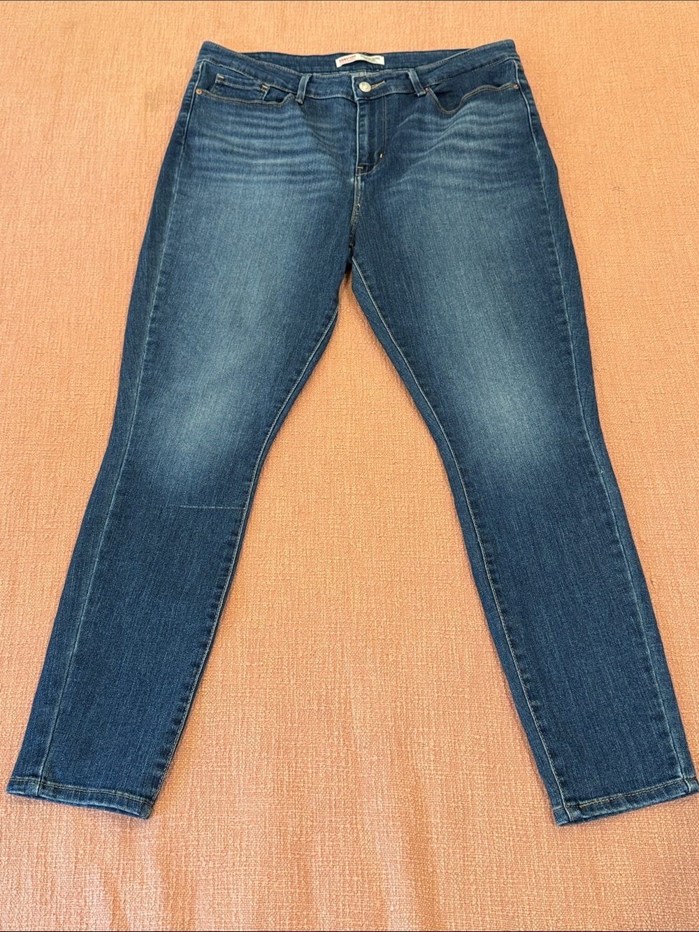 W36L28.5 high rise Blue Skinny Levi’s Jeans